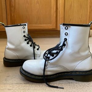 White Doc Martens Boots